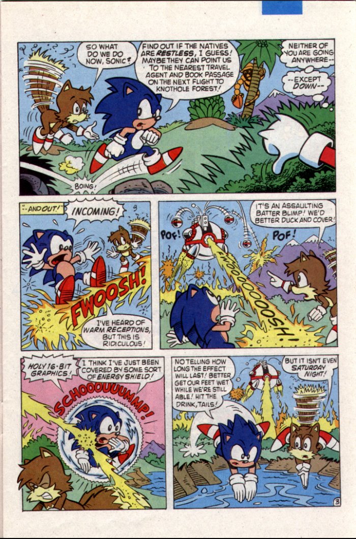 Sonic - Archie Adventure Series August 1994 Page 3